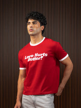 MEN'S RINGER TEE RED