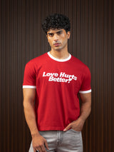 MEN'S RINGER TEE RED