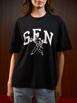 WOMEN'S GEN TEE BLACK