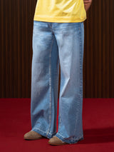 MEN'S BOOTCUT JEANS MID BLUE