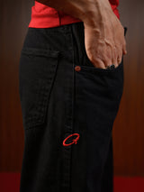 MEN'S BOOTCUT JEANS BLACK