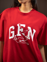 WOMEN'S GEN TEE RED