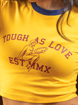 WOMEN'S BABY TEE YELLOW