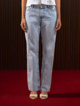 Women's Straight Jeans Light Blue