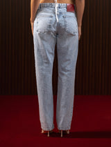 Women's Straight Jeans Light Blue