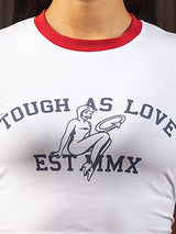 WOMEN'S BABY TEE WHITE