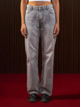 Women's Straight Jeans Grey