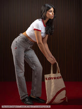 Women's Straight Jeans Grey