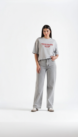 Women's Classic Straight Jeans Grey