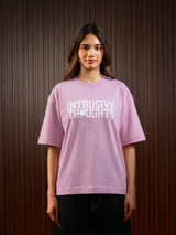 WOMEN'S INTRUSIVE THOUGHTS TEE PINK