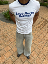 MEN'S RINGER TEE WHITE