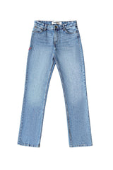 Women's Straight Jeans Mid Blue