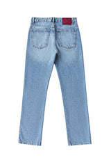 Women's Straight Jeans Mid Blue