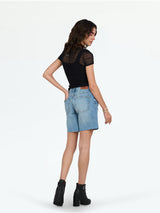 Mid Blue Jorts