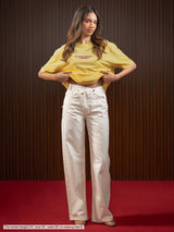 WOMEN'S SITAR TEE YELLOW