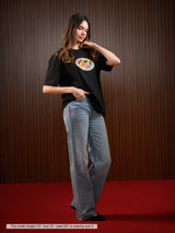 WOMEN'S GAS TEE BLACK