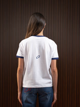 WOMEN'S RINGER TEE WHITE