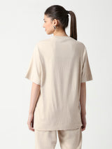 DR Beige Monochrome T-shirt