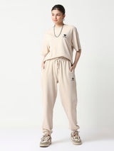 DR Beige Monochrome Jogger