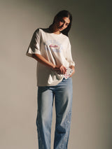 Women's High Roller White Tee