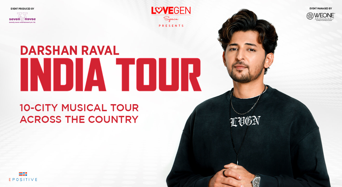 LoveGen Presents Darshan Raval India Tour: Get Complimentary Tickets ...
