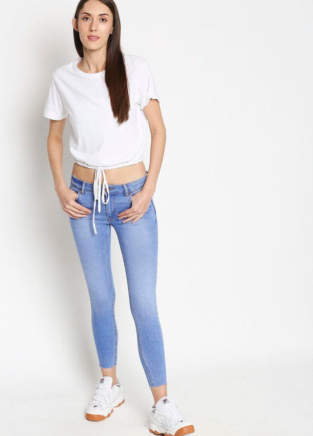 Amelia Bromo Blue Skinny Jeans