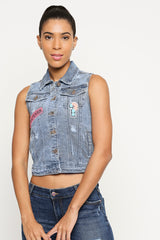 Boston Denim Vest Jacket