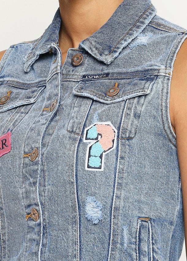 denim sleeveless jackets