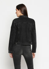 Buy Bristol Black Denim Basic Jacket for women