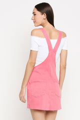 Geneva Light Pink Pinny Dungaree