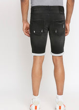 Jose Knitted Denim Shorts