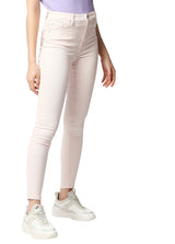 Women's High-Waist Peach Skinny Jeans