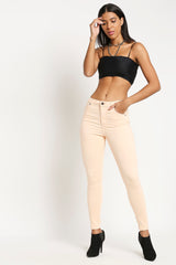 Women's High-Waist Blush Skinny Jeans