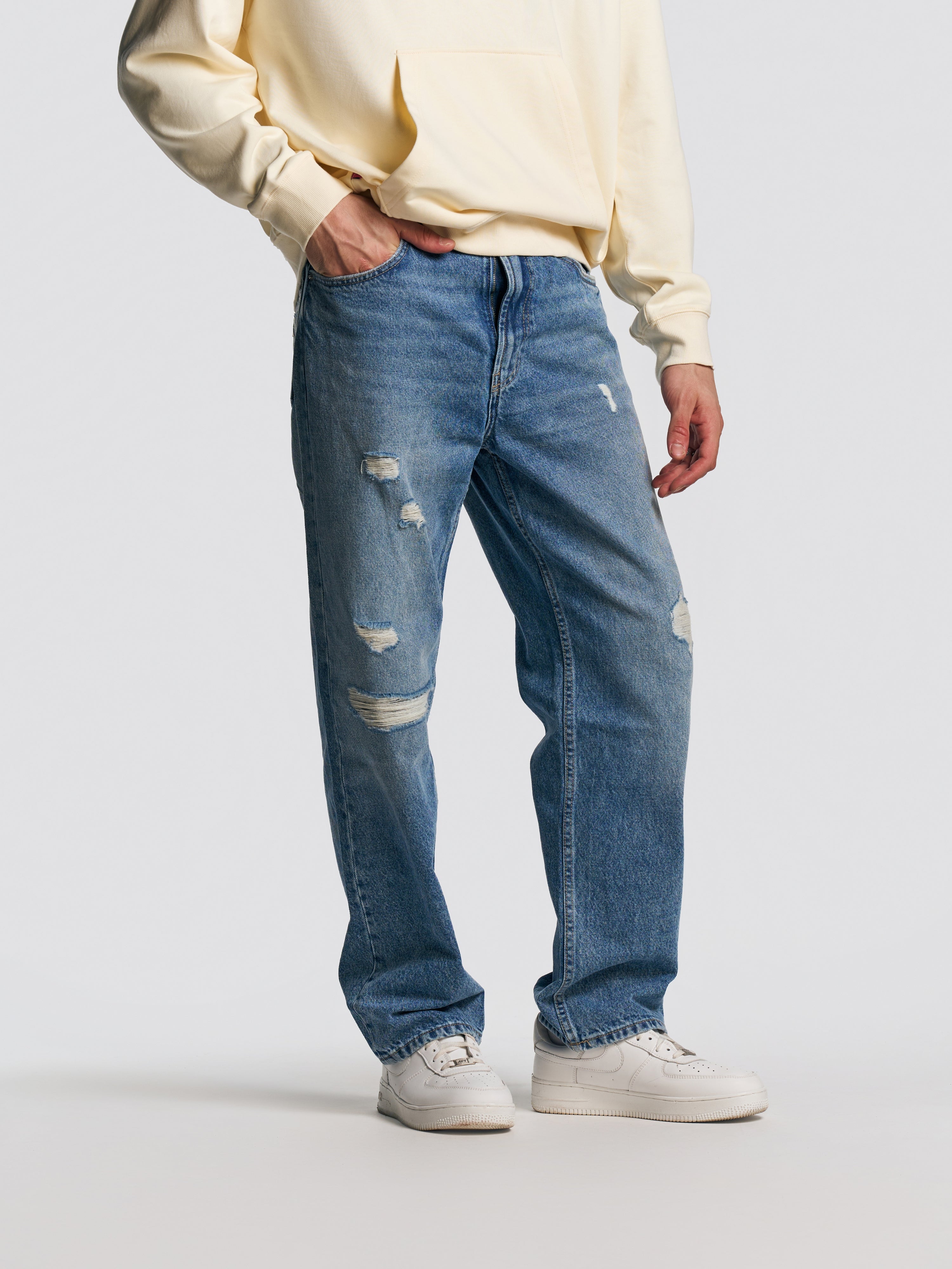 UNISEX HEMSWORTH BAGGY FIT JEANS