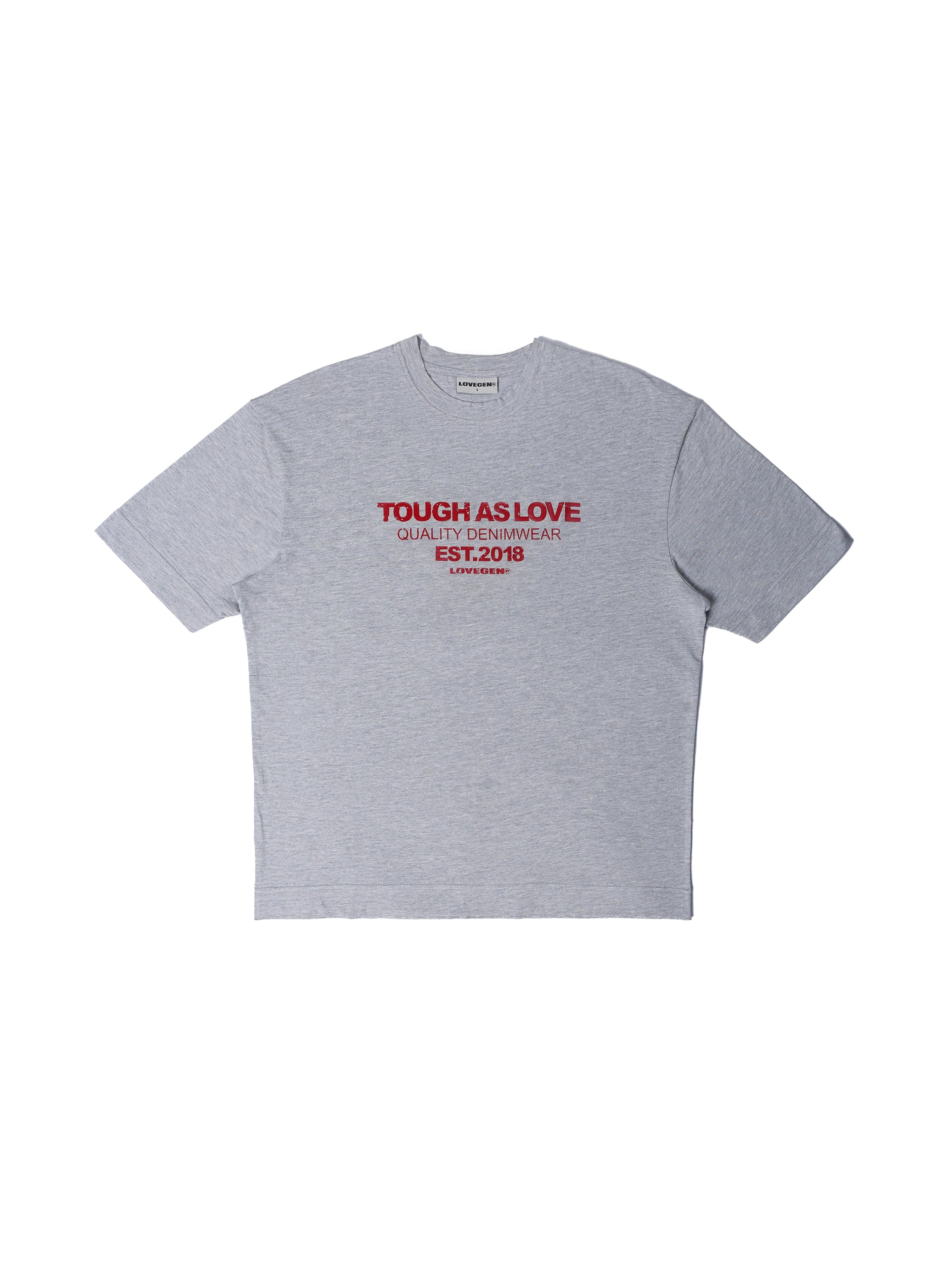 THE BARE TEE GREY