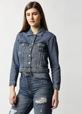 Women's Essential Blue Denim Jacket