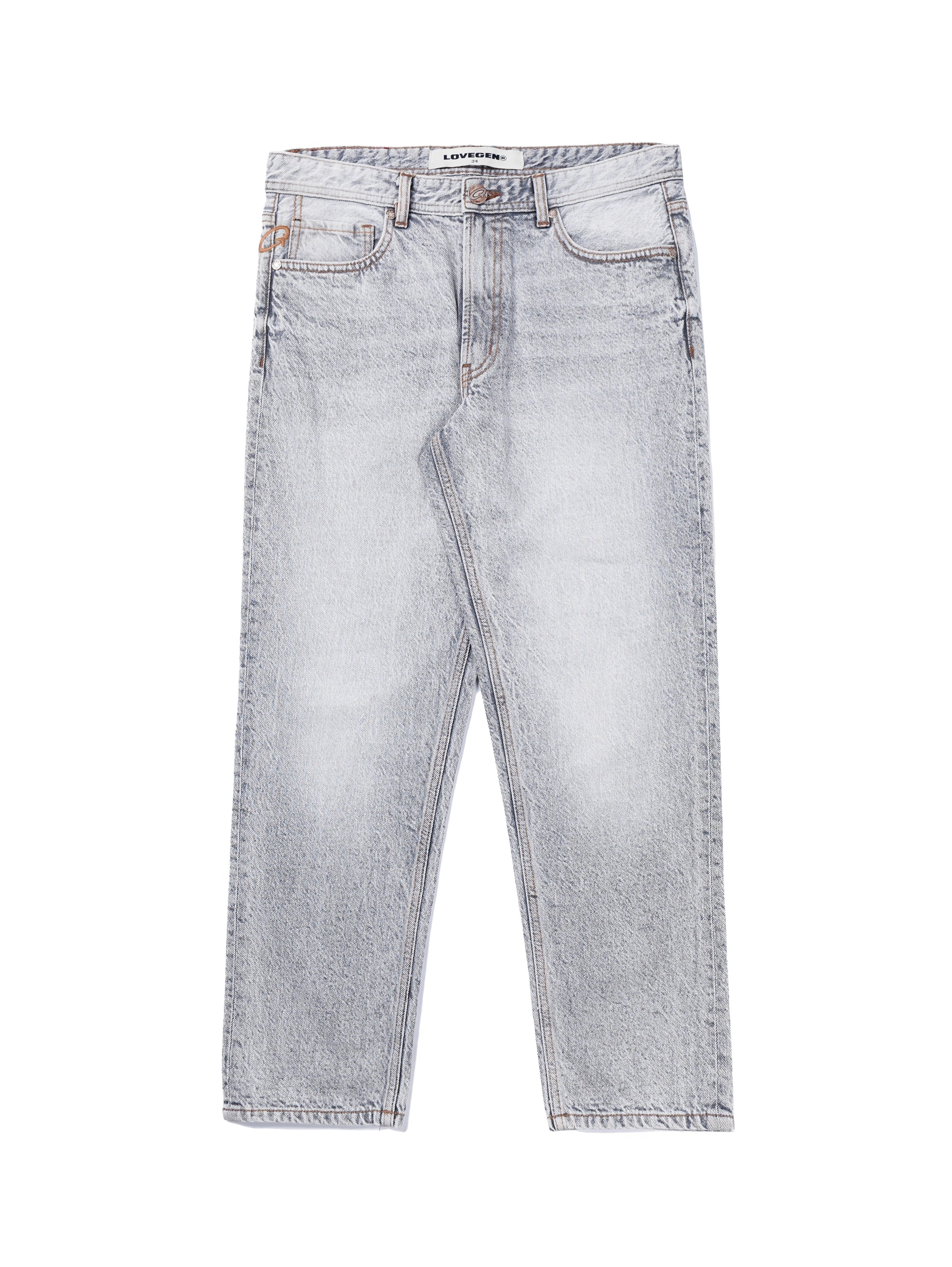 Men's Straight Jeans Grey