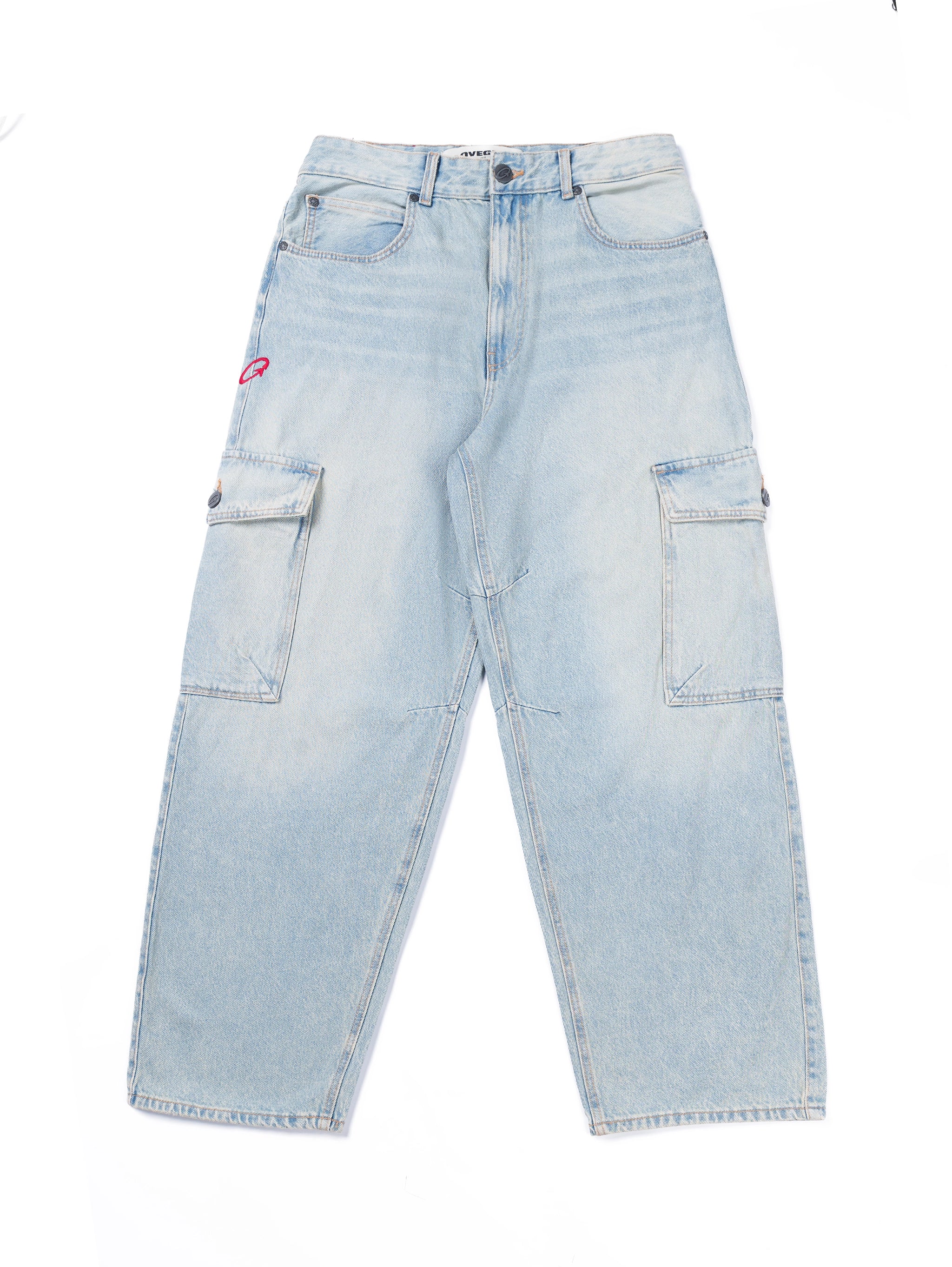 Baggy Cargos Light Blue