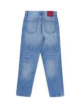 Basic Slim Jeans Mid Blue
