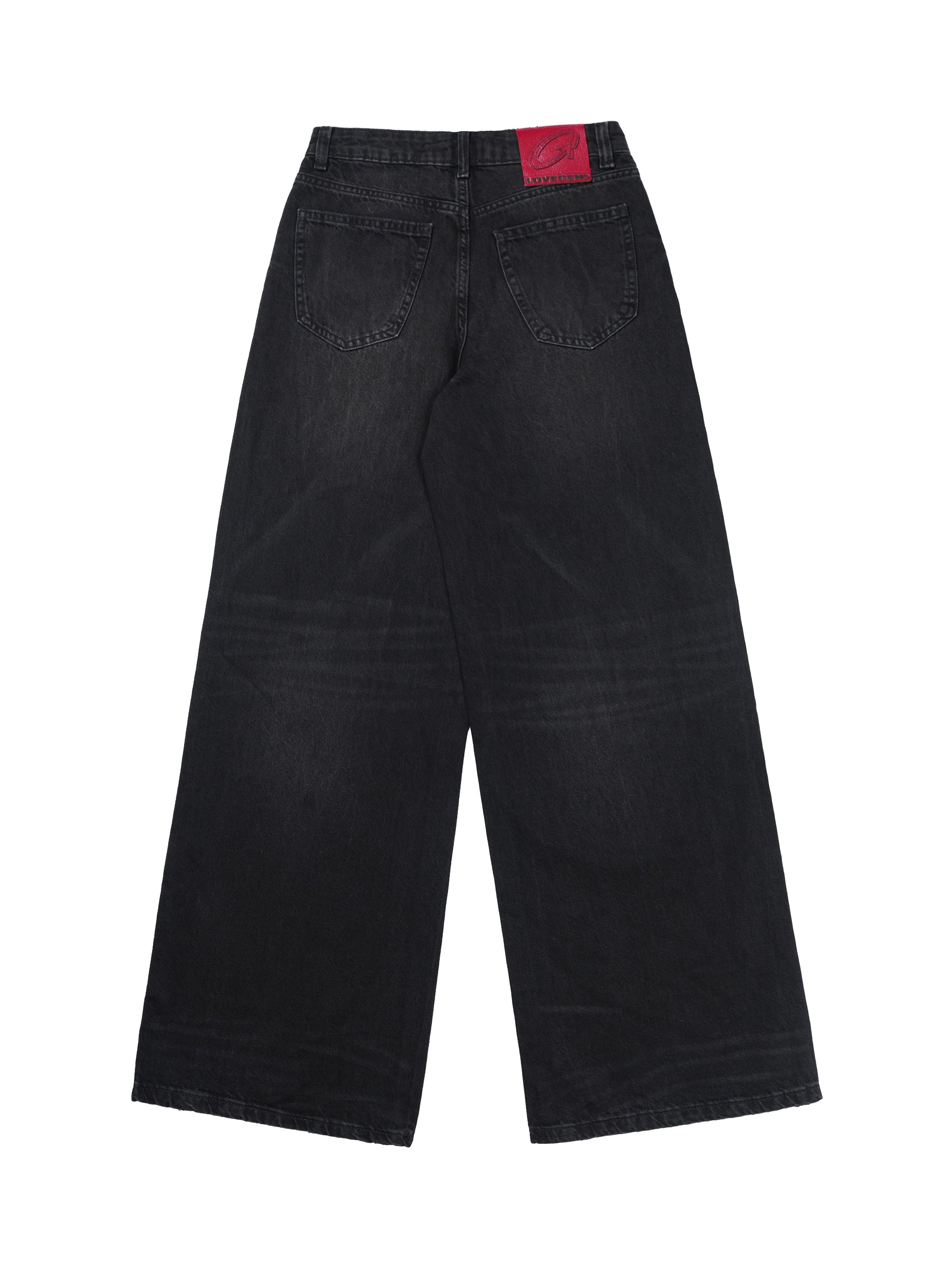 Wide Leg Jeans Black