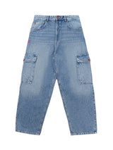 Baggy Cargos Mid Blue