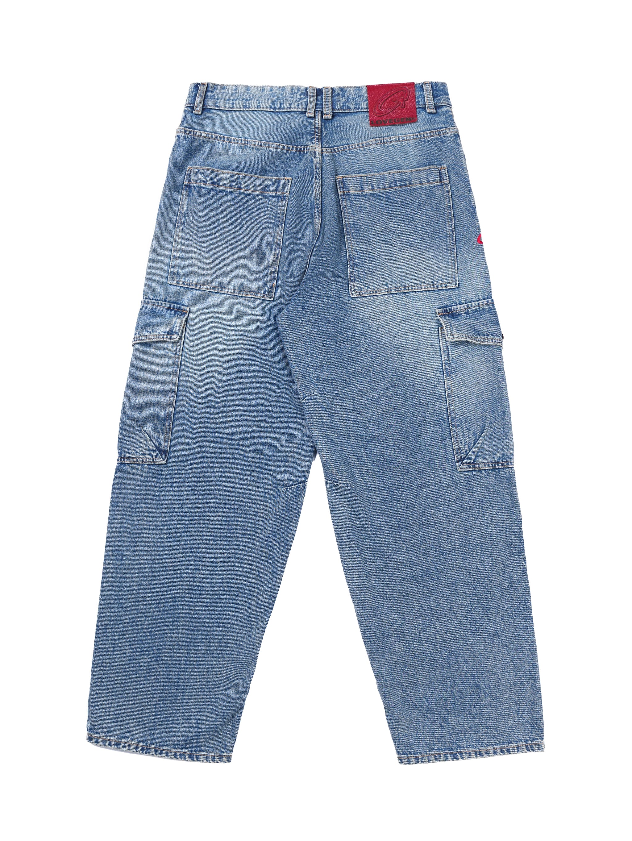 Baggy Cargos Mid Blue