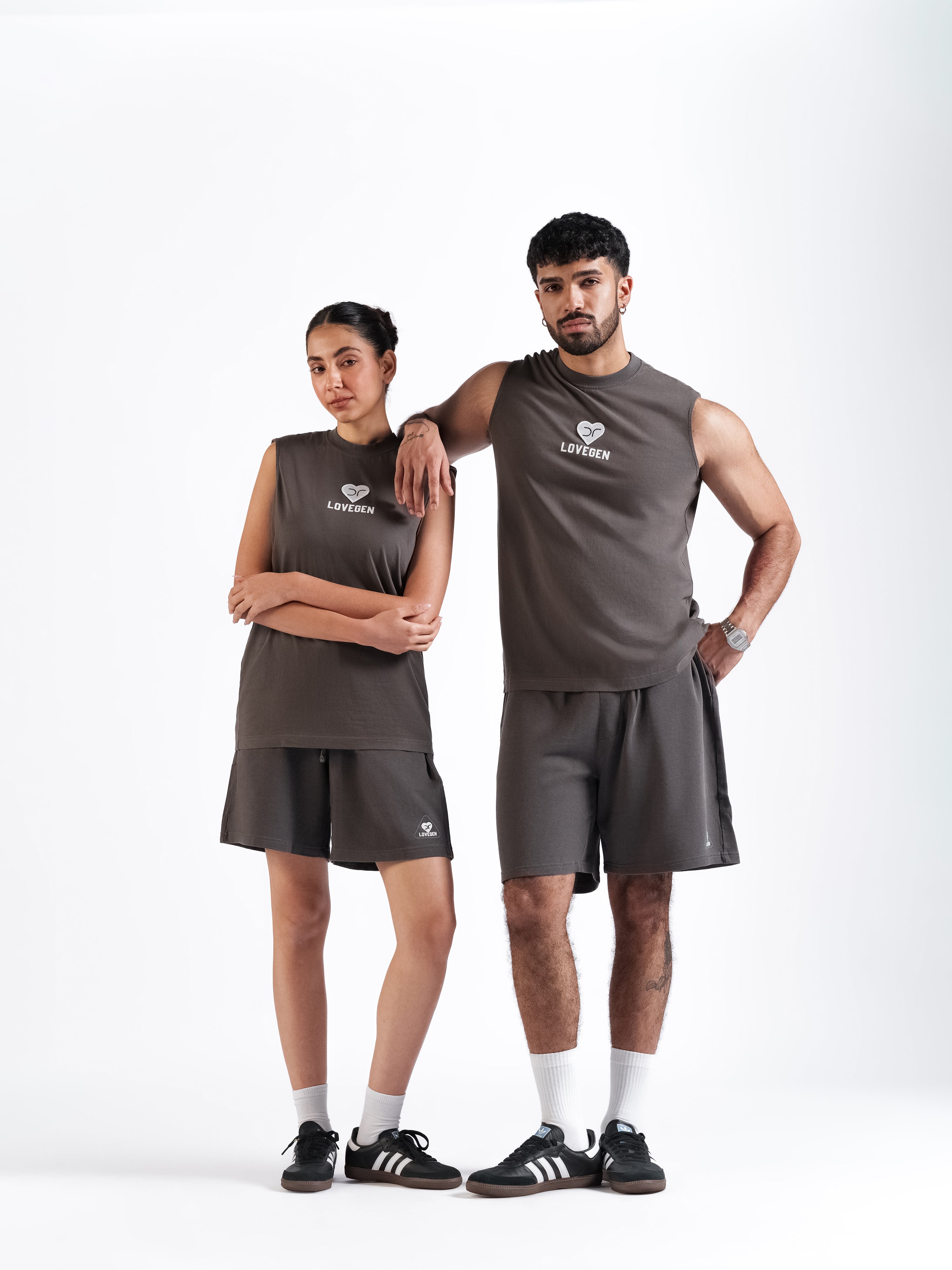 DR Charcoal Monochrome Sleeveless