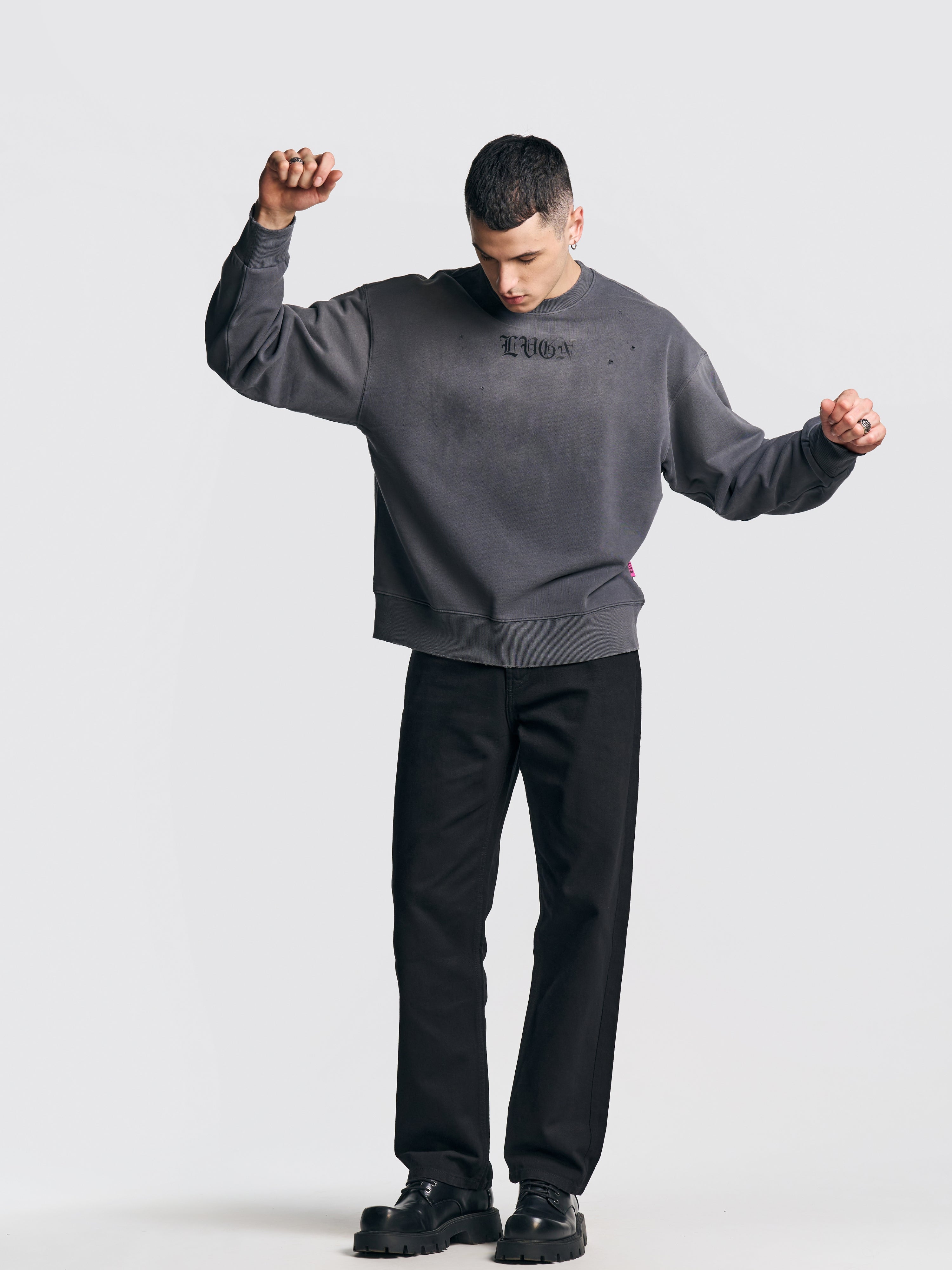 TOM VINTAGE STRAIGHT FIT JEANS BLACK