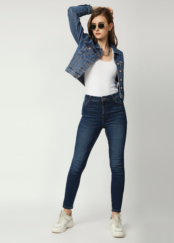 Buy IBIZA high waist skinny fit jeans for women