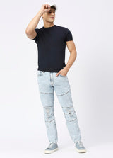 Acid Blue Bosemanskinny fit jeans for men