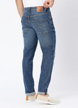 Mid Blue Cruz Skinny Fit Basic Jeans