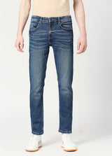 Dark Blue Cruz Skinny Fit Basic Jeans