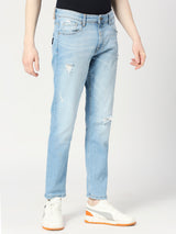 Men's Light Blue Cruz Ripped Jeans