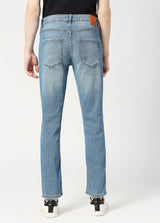 Vintage Mid Blue Cruz Skinny Fit Ripped Jeans